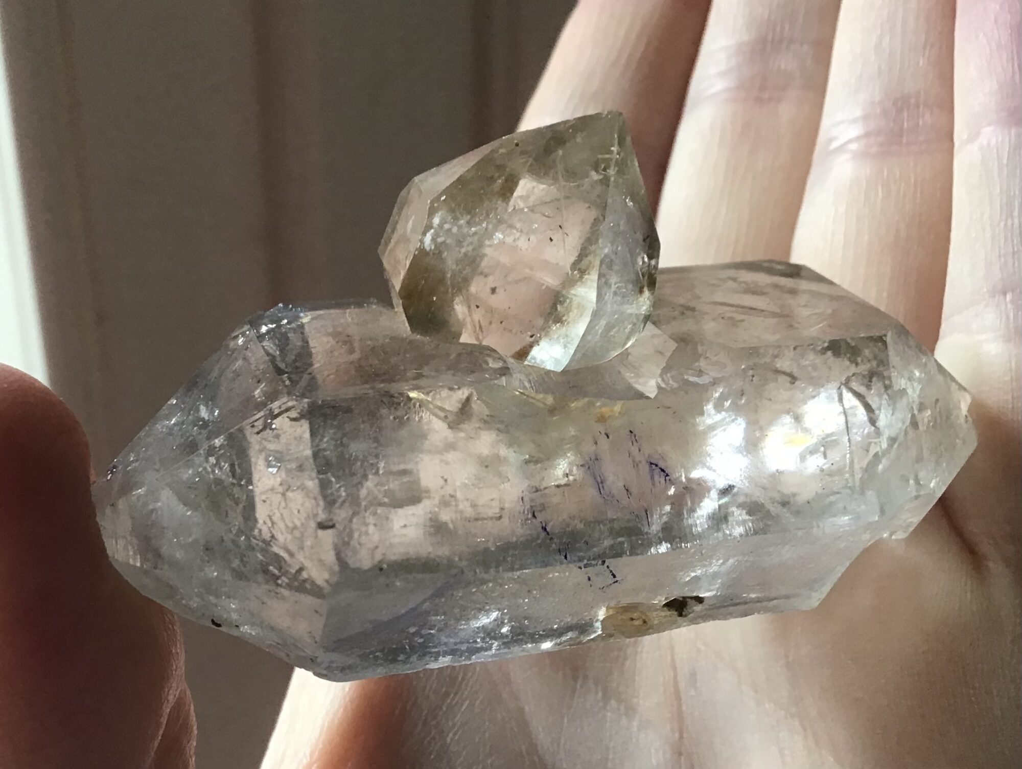 Enhydro Herkimer Quartz Diamond Crystal Moving Water Bubble Tim Whild